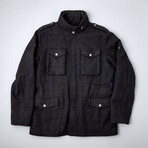 Vintage Ben Sherman Wool Pea Coat - Men's Medium